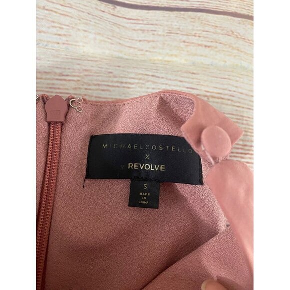 Michael Costello X Revolve Women's One Sleeve Lexa Dress - Small - Picture 10 of 14